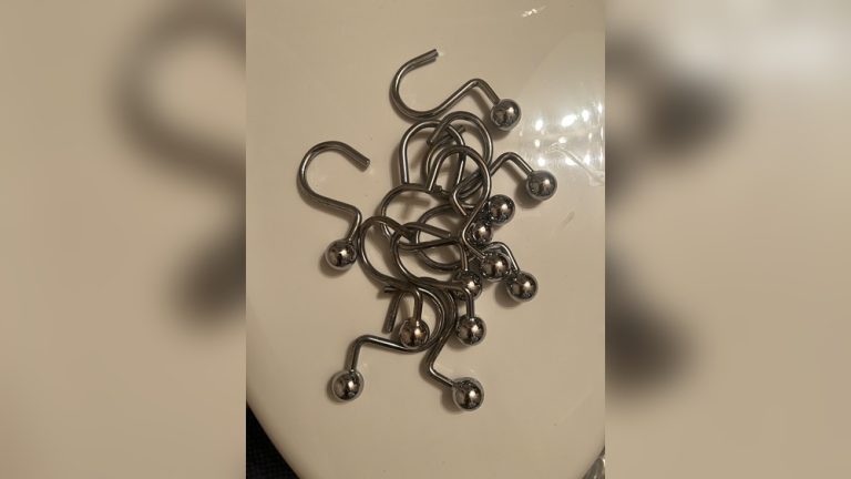 How to Clean Shower Curtain Hooks