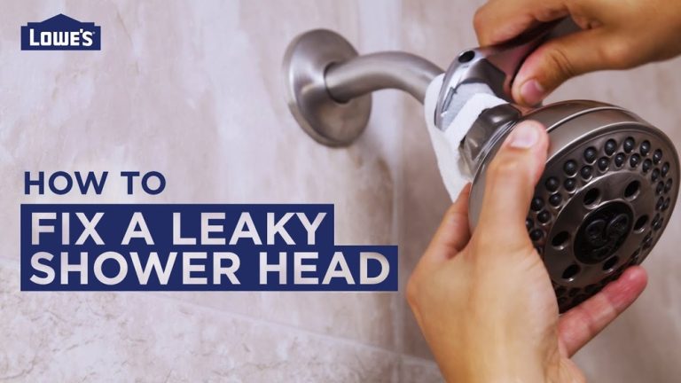 How to Stop a Leaky Shower Head