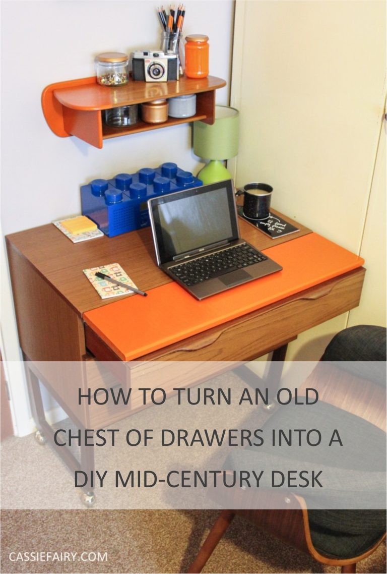 How To Turn A Chest Of Drawers Into A Desk