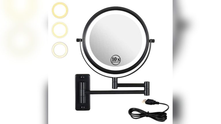 Best Wall Mounted Makeup Mirror Lighted 10X