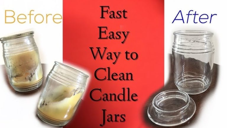 Best Way to Clean Candle Jar