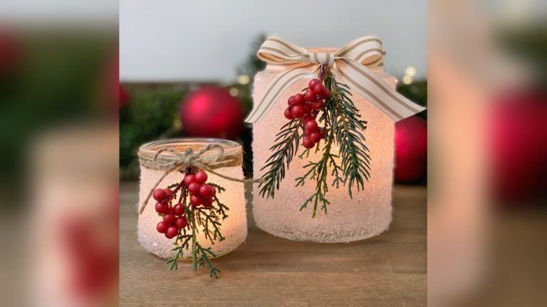 Candle Jar And Holder