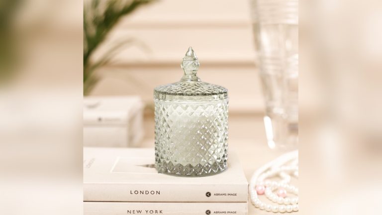 Candle Jar And Lid