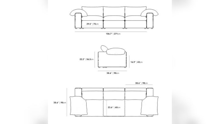 How Long is 3 Seater Sofa