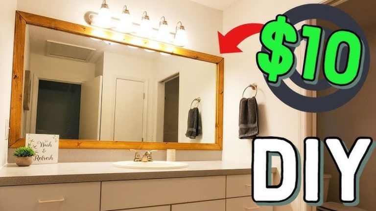 How to Frame a Wall Mounted Mirror