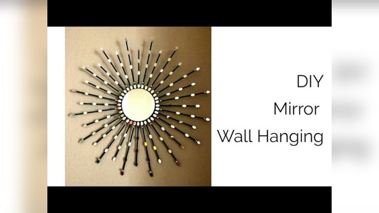 How to Make Wall Hanging With Mirror