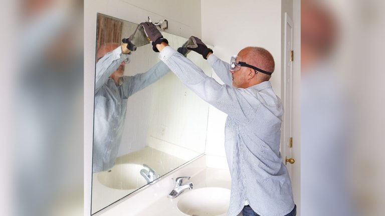 How to Remove Large Wall Mounted Mirror