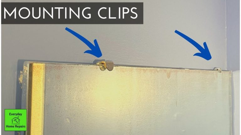 How to Remove Wall Mounted Mirror