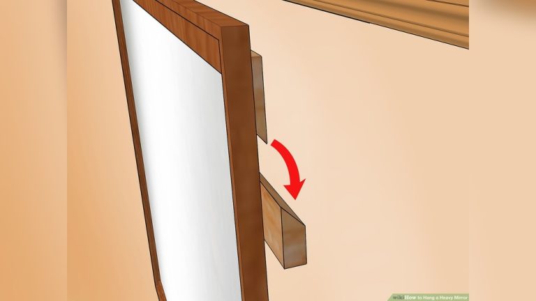 How to Wall Mount a Heavy Mirror
