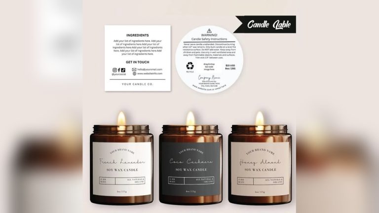 Jar Candle Label Ideas