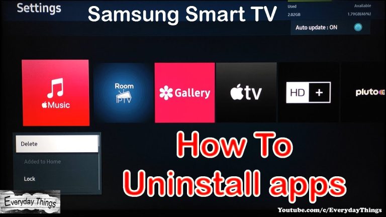 How To Delete App On Samsung Tv: Quick Uninstall Guide