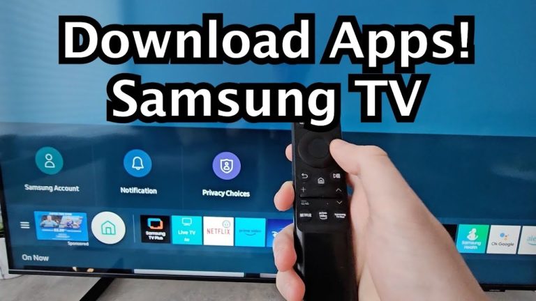 How To Download Apps On Samsung TV