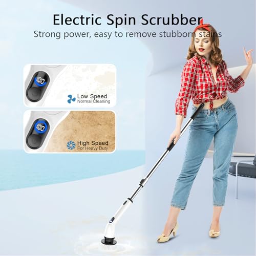 Best Electric Shower Scrubber Brush With Long Handle